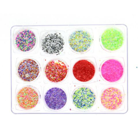 Nail decor (diamonds) Global Fashion, silver