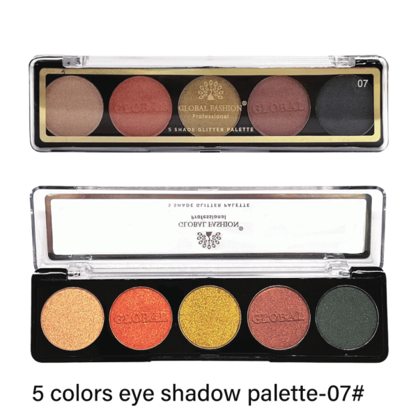 Global Fashion eyeshadow palette preview matte shimmer finish باليت ظلال عيون
