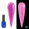 Disco Opal Reflective Rubber Base Coat | Shimmering Builder Gel for Gel Nails , 8ml | 07