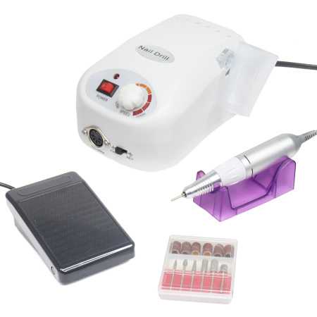 Machine for manicure and pedicure Nail Drill 35000 rpm 65W, white, ZS-217