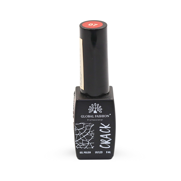 Gel polish "CRACK" – crackle/craquelure effect, 8 ml, No. 07 | طلاء جل "CRACK" بتأثير التشقق (كراكيلور) 8 مل رقم 07
