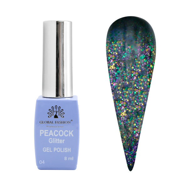 Gel polish Peacock 8 ml, 04