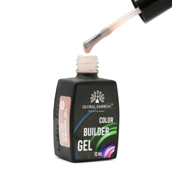 Global Fashion Color Builder Gel 12ml | Nail Extension Gel | جل بيلدر ملون
