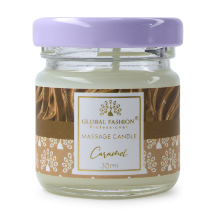 Massage candle Global Fashion, 30 ml, Caramel