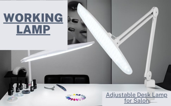 LED Nail Desk Lamp with Clamp – Adjustable Arm, Shadowless Light LED Nail Desk Lamp Adjustable Shadowless Light | مصباح اظافر
LED Nail Desk Lamp with Clamp – Adjustable Arm, Shadowless Light Professional Nail Lamp for Salon Manicure | اضاءة مناكير