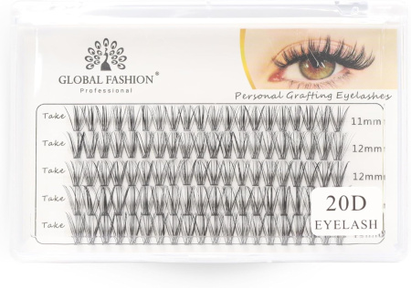 Premade lash fans close up fluffy volume eyelash extensions رموش اكستنشن لقطة مقربة