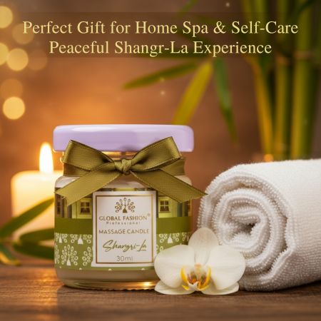 Global Fashion Massage Candle – 30 ml Aromatherapy Spa Candle in 21 Scents