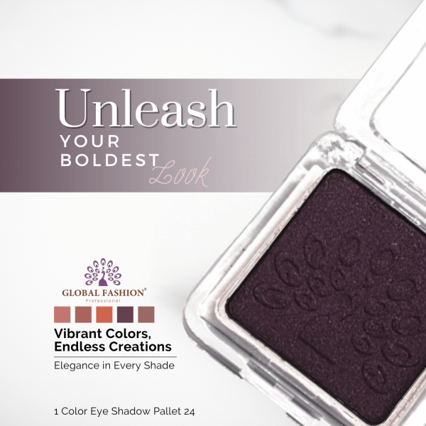 Global Fashion single eyeshadow preview matte shimmer finish ظلال عيون