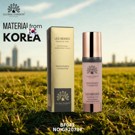 Global Fashion serum foundation close up pore blurring lightweight finish كريم اساس لقطة مقربة طبيعي