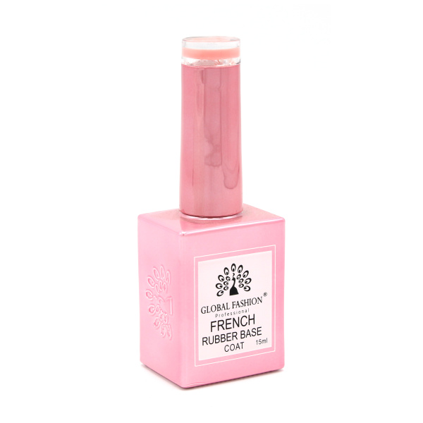 French Rubber Base 15ml – Global Fashion | Preview Nail Gel Polish Base
فرنش روبر بيس كوت 15 مل – جلوبال فاشن | عرض بيس جل بوليش للأظافر
