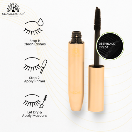 Ocean Dense mascara close up brush texture dramatic lashes ماسكارا لقطة مقربة