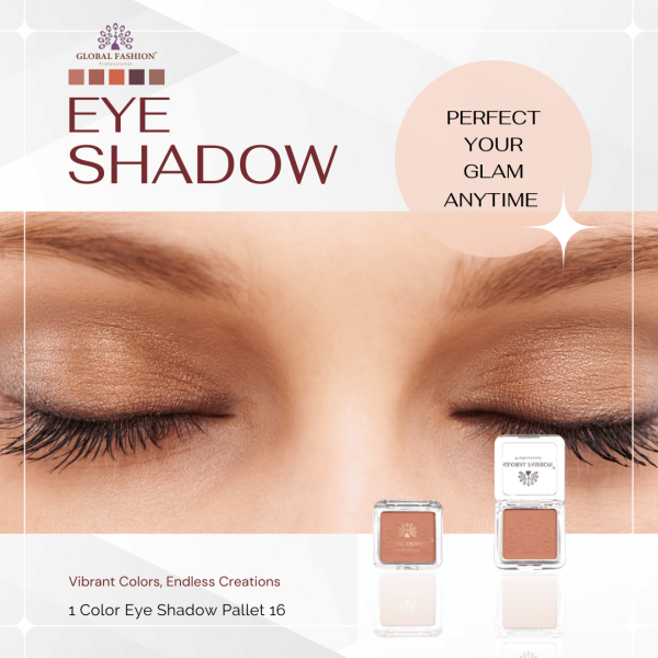Global Fashion single eyeshadow preview matte shimmer finish ظلال عيون