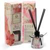 Rose Quartz Reed Diffuser 100ml Aromatherapy Reed Diffuser Close Up - Luxury Aromatherapy Home Decor Fragrance | معطر منزلي صورة مقربة