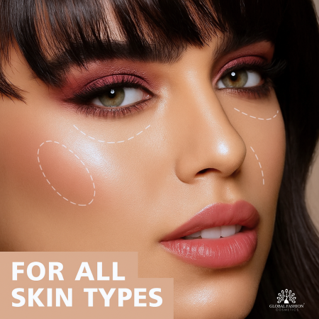 Global Fashion makeup stick close up cushion applicator glow finish ستيك مكياج لقطة مقربة