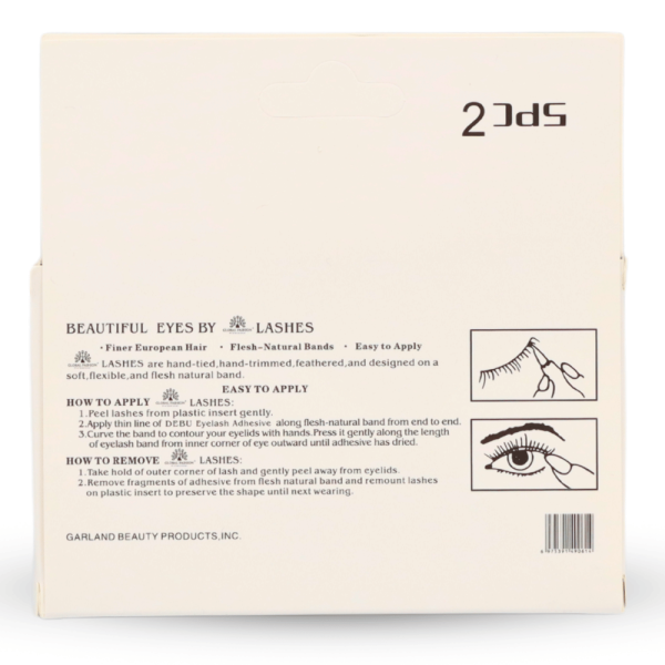 3D wispy false eyelashes reusable natural look 4pcs رموش صناعية 3D