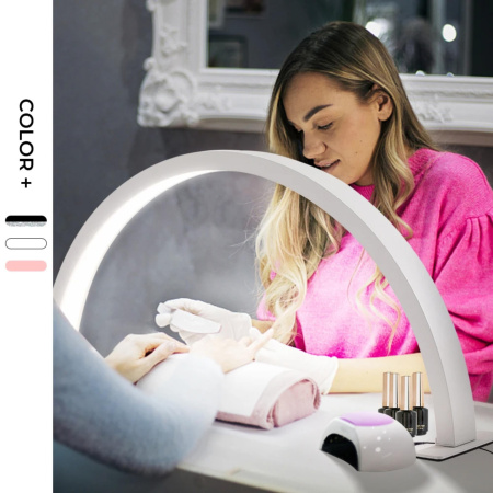 Global Fashion LED Desk Lamp – Adjustable Light for Nail & Beauty | Silver LED Nail Desk Lamp Close View Adjustable Light | مصباح اظافر
Global Fashion LED Desk Lamp – Adjustable Light for Nail & Beauty | Silver Professional Nail Lamp Detailed View Beauty Light | اضاءة مناكير