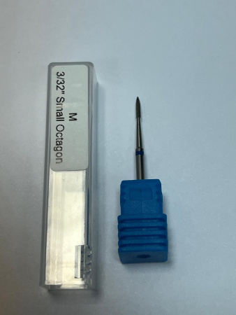 Carbide safety bit, blue serration, M 3/32 Small Octagon