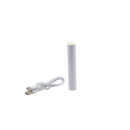 Global Fashion Mini LED Nail Lamp – USB Handheld Gel Curing | Circle White 50w uv led gel nail lamp cordless manicure tool جهاز اظافر احترافي