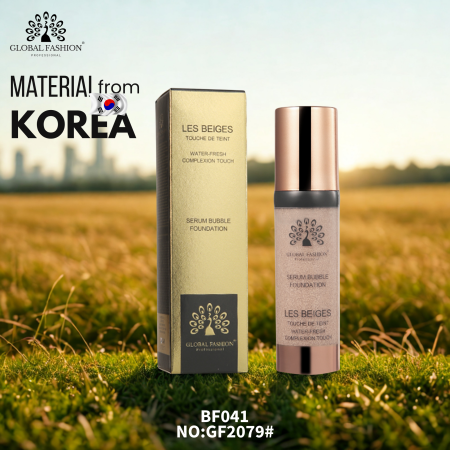 Global Fashion serum foundation close up pore blurring lightweight finish كريم اساس لقطة مقربة طبيعي