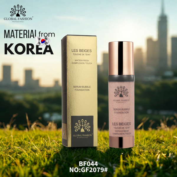 Global Fashion serum foundation preview hydrating natural glow finish كريم اساس سيروم بلمعة طبيعية