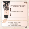 Global Fashion matte foundation close up waterproof oil free finish كريم اساس لقطة مقربة مطفي