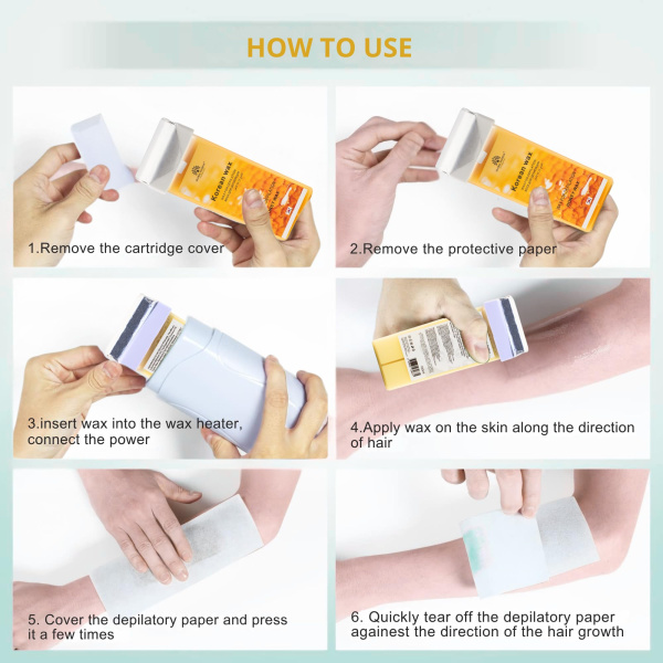 Roll-On Wax Cartridge 400ml – Hair Removal | Honey Roll On Wax Cartridge Hair Removal | شمع رول
Roll-On Wax Cartridge 400ml – Hair Removal | Honey Paraffin Wax Skin Treatment | شمع بارافين