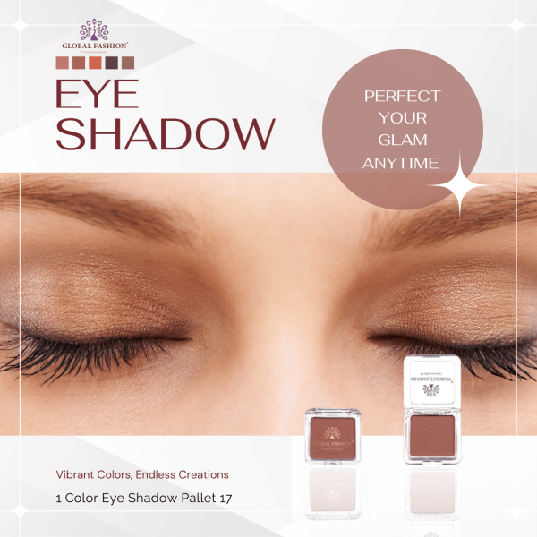 Global Fashion single eyeshadow preview matte shimmer finish ظلال عيون