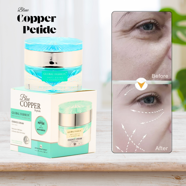 Blue Copper Peptide Face Cream 30g Face Cream Jar 30g - Hydrating Anti Aging Skincare Moisturizer UAE GCC | كريم وجه مرطب