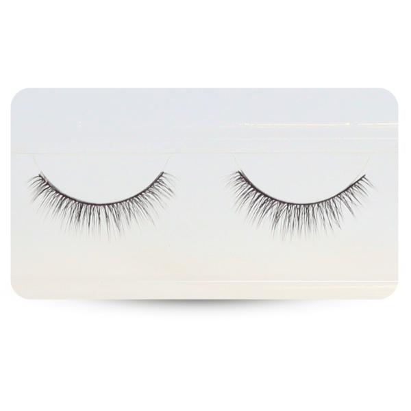 2 pcs wispy mink false eyelashes cat eye fox eye رموش صناعية طبيعية