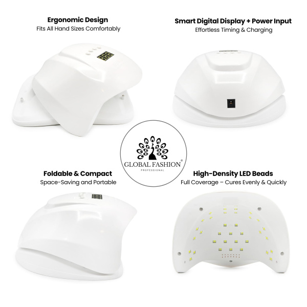 SUN X UV LED Nail Lamp 54W – Professional Gel Nail Dryer
