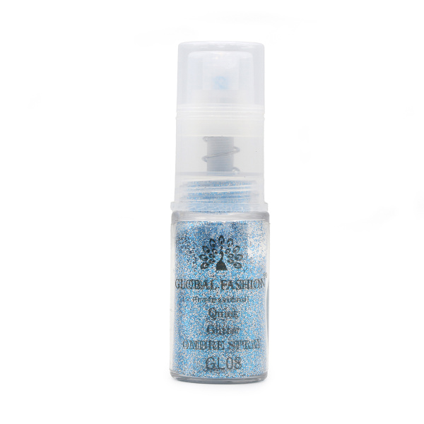 Dry Spray for Gradient Ombre Nails, Glitter, 08