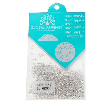 Stones crystal white Swarovski 1440 pcs, SS6, 10 GROSS
