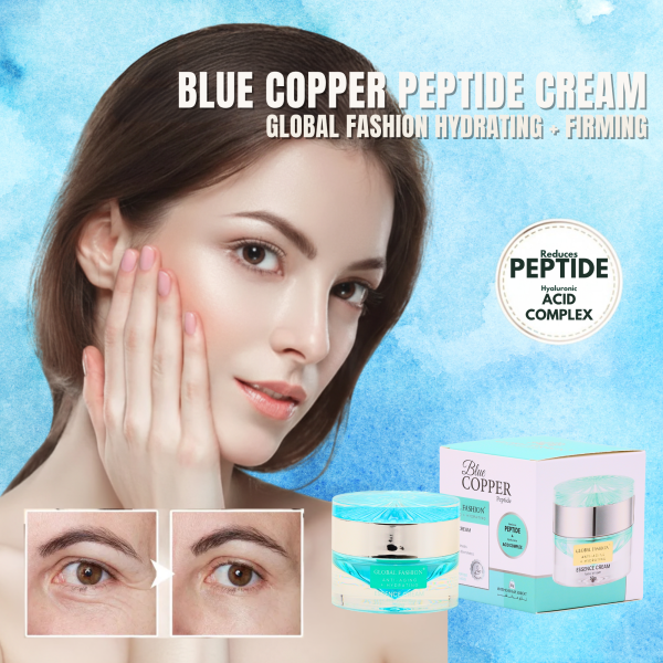 Blue Copper Peptide Face Cream 30g Face Cream Jar 30g - Hydrating Anti Aging Skincare Moisturizer UAE GCC | كريم وجه مرطب