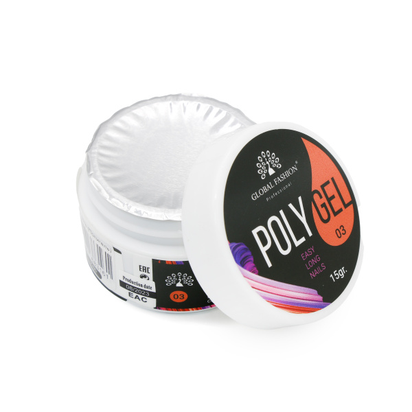 Global Fashion Polygel 15g | Poly UV Nail Extension Gel
جلوبال فاشن بولي جل 15 جرام | جل يو في لتمديد الأظافر
