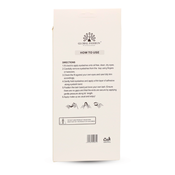 6D wispy mink false eyelashes fluffy cat eye fox eye رموش صناعية 6D