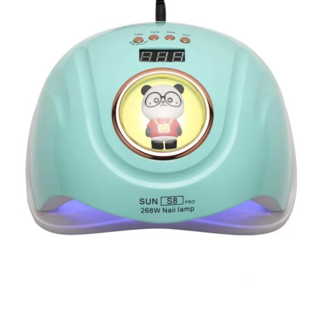 SUN S8 Pro Professional 268W UV/LED Nail Lamp – Mint Green Gel Nail Dryer
