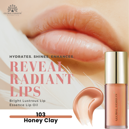 Global Fashion lip oil gloss close up glossy hydrated lips جلوس لامع لقطة مقربة