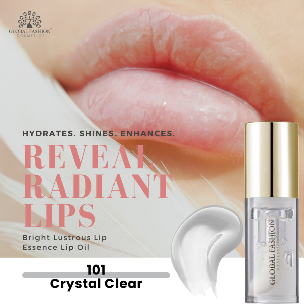 Global Fashion lip oil gloss high shine hydrating tinted finish ليب اويل لامع