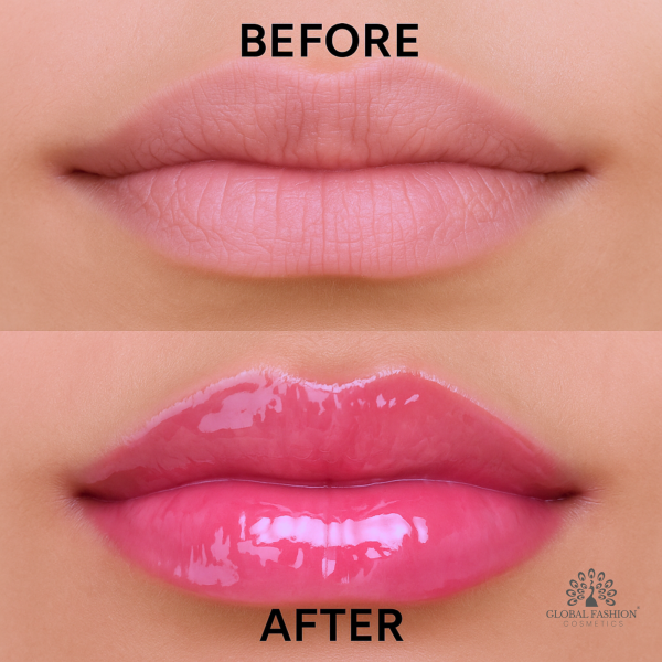 Global Fashion lip oil gloss high shine hydrating tinted finish ليب اويل لامع