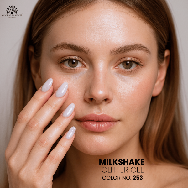 Milkshake Glitter Gel Polish,UV LED Milkshake Nail Gel,Long-Lasting Glitter Milkshake Nail Gel,Soak-Off Sparkle Milkshake Gel Polish,جل أظافر جلتر ميلك شيك,طلاء جل أظافر ميلك شيك لامع,جل ميلك شيك UV LED,جل أظافر ميلك شيك طويل الأمد
