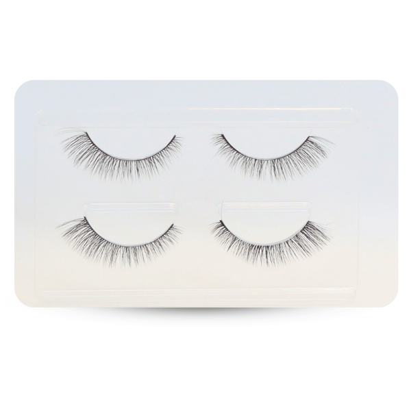 3D wispy false eyelashes reusable natural look 4pcs رموش صناعية 3D