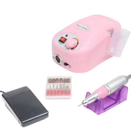 Machine for manicure and pedicure Nail Drill 35000 rpm 65W, pink, ZS-217