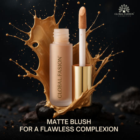 Global Fashion concealer close up silky matte waterproof finish كونسيلر مطفي لقطة مقربة