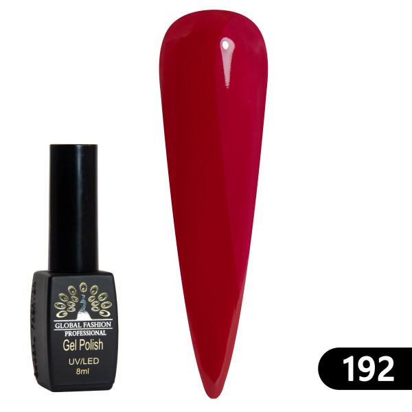 Gel polish BLACK ELITE 192, Global Fashion 8 ml