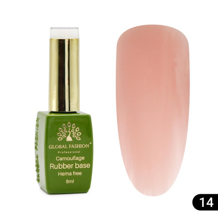 Camouflage base for nails, Hema free, 8 ml 14