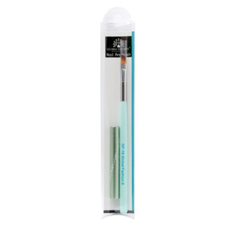 Angled, synthetic gel brush #8, Global Fashion