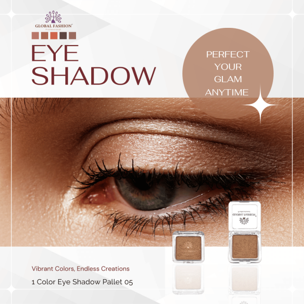 Global Fashion single eyeshadow preview matte shimmer finish ظلال عيون