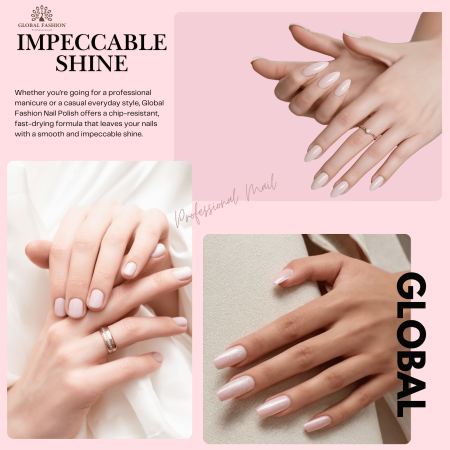 Global Fashion Classic Nail Polish 15ml – Vibrant Delight Set 2 | Detailed View
طلاء أظافر كلاسيك 15 مل جلوبال فاشن – مجموعة البهجة الزاهية 2 | عرض تفصيلي
