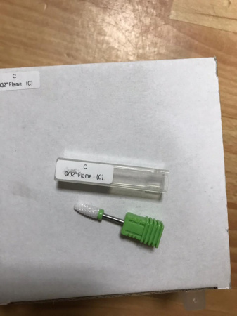 Ceramic tip, green notch, C 3/32 Flame (C)