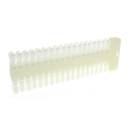 Palette for paints ruler - white